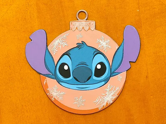 Stitch Christmas Tree Decoration Ornament Bauble