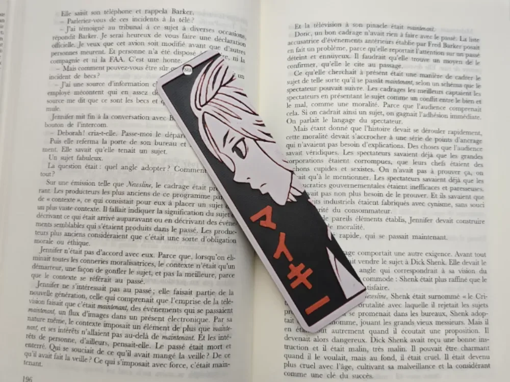Bookmark Mikey Tokyo Revengers by Kactus Fpv HueForge model: Bookmark Mikey Tokyo Revengers by Kactus Fpv