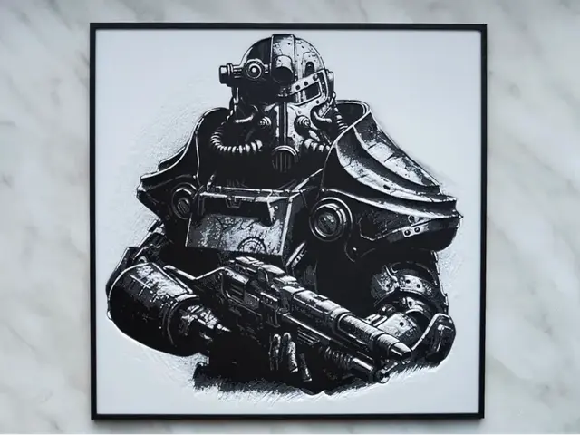 HueForge model: Fallout - Power Armor - Hueforge by BeaN