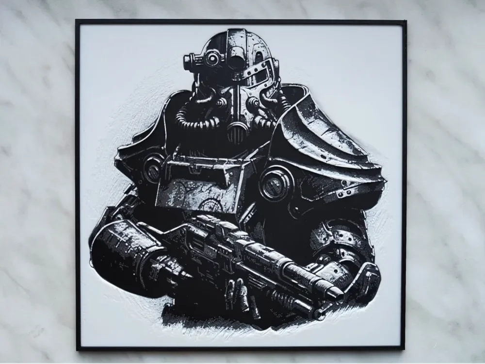Fallout - Power Armor - Hueforge by BeaN HueForge model: Fallout - Power Armor - Hueforge by BeaN