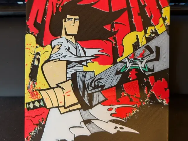 HueForge model: Samurai Jack Hueforge by S0und_Lab