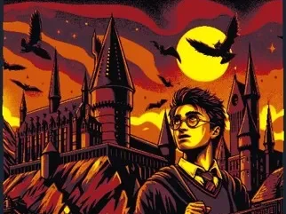Hueforge Harry Potter & Hogwarts by Luckyfer HueForge model: Hueforge Harry Potter & Hogwarts by Luckyfer