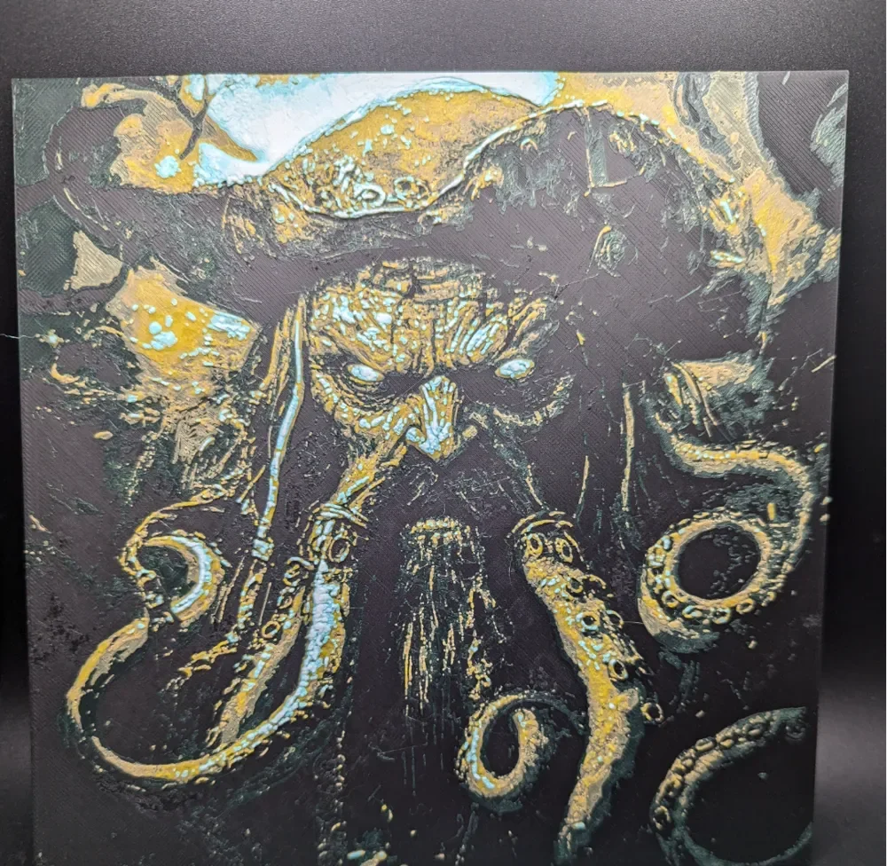 Davy Jones Hueforge by the_bearded_jedi HueForge model: Davy Jones Hueforge by the_bearded_jedi