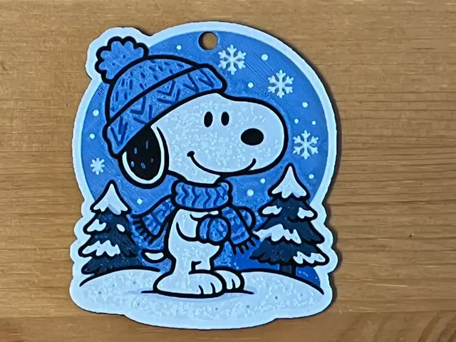 HueForge model: snoopy bauble by Morganja
