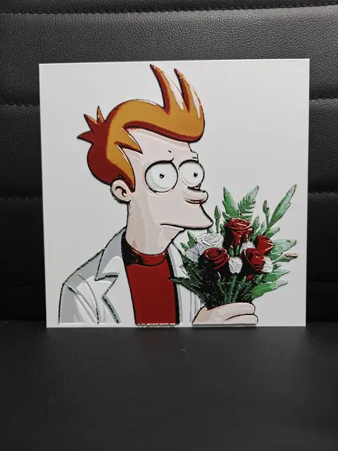 HueForge model: Philip J. Fry by TheHueforgeLady