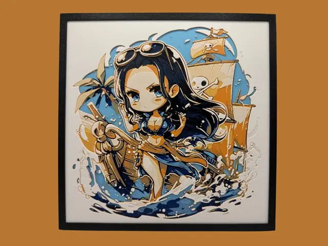HueForge model: Nico Robin - Chibi Edition by Canadian Gamer