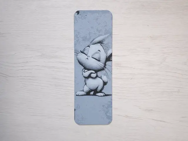 HueForge model: Angry Rabbit Bookmark by Atrus Design