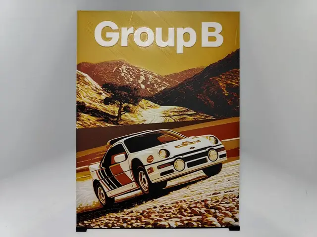 HueForge model: Group B Poster #5 - Hueforge by BeaN