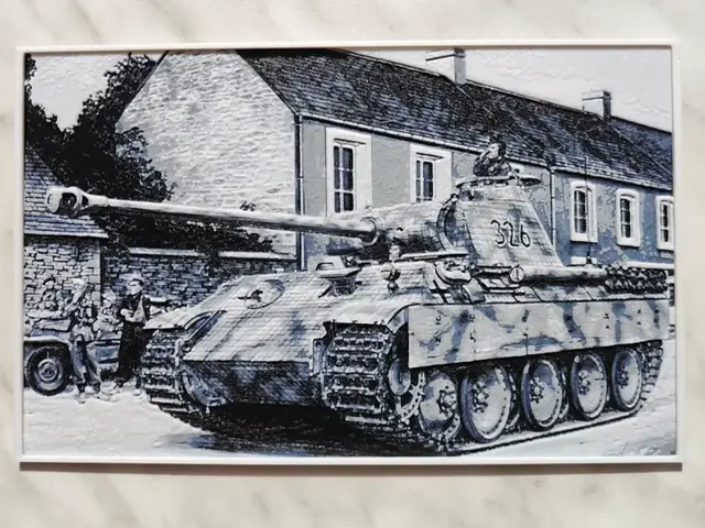 HueForge model: PzKpfw V Ausf. A "Panther" - Hueforge by BeaN