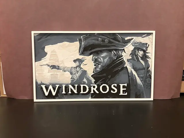 HueForge model: Windrose Hueforge by Estiv