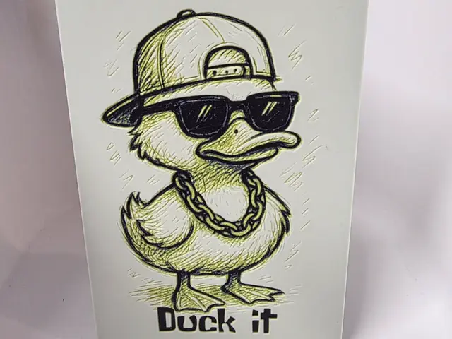 HueForge model: Duck it Hueforge by Morganja