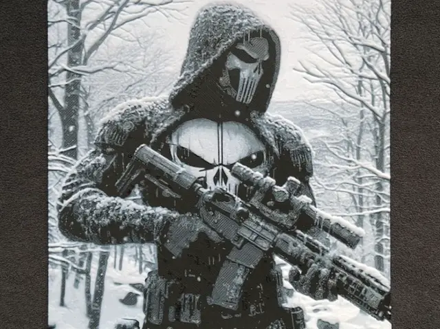 Punisher on guard HueForge