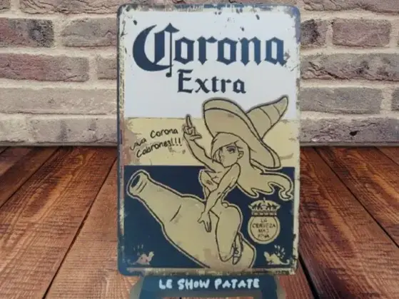 HueForge model: Plaque Vintage Corona Extra hueforge by leshowpatate
