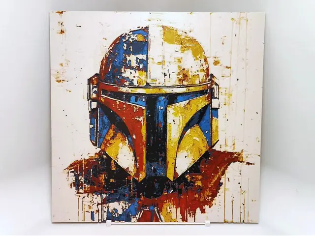 HueForge model: Mandalorian - Hueforge by BeaN