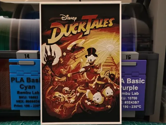DuckTales Poster - Hueforge Art