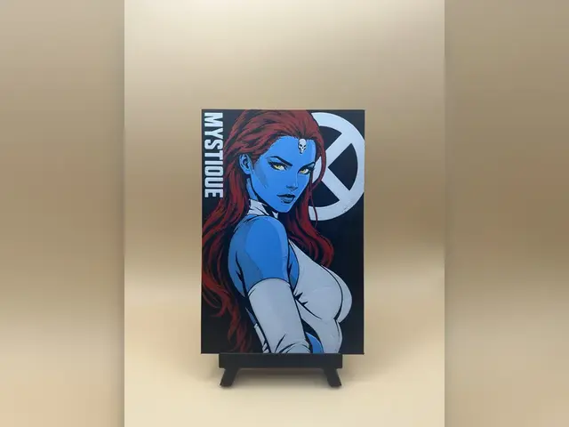 Mystique X-Men HueForge Print