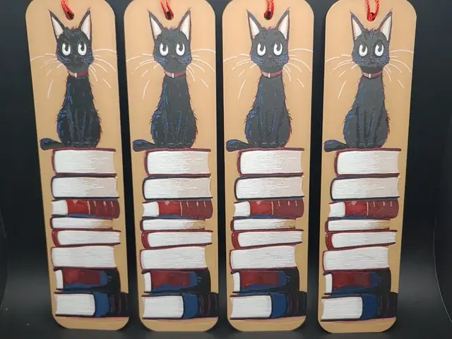 HueForge model: Smarty Cat Hueforge Bookmarks by the_bearded_jedi