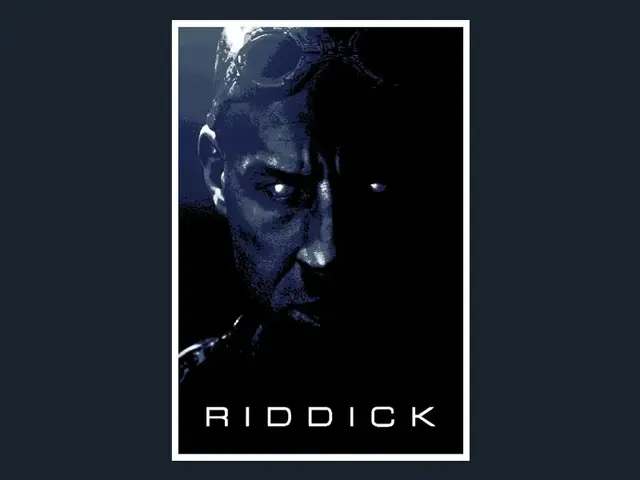 HueForge model: Riddick (Movie Poster - HueForge) by HugheCraft