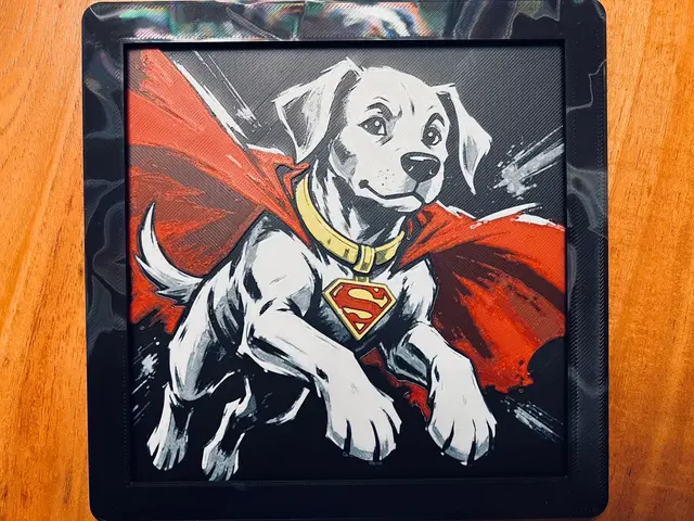 HueForge model: Krypto by JustBe 3D Printing