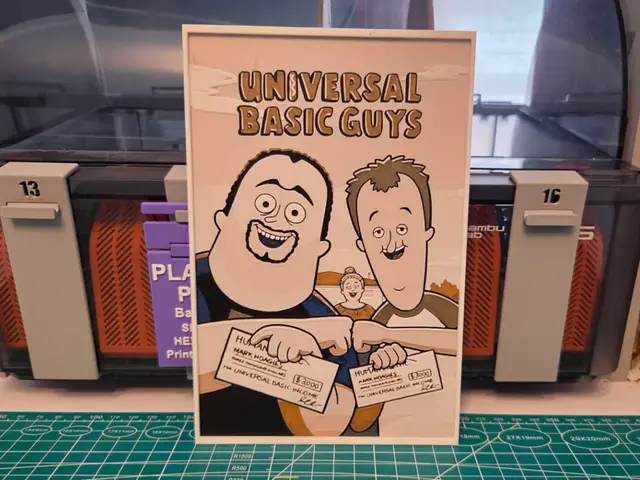 Universal Basic Guys Series - Hueforge Art