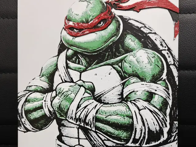 HueForge model: Raphael Ninja Turtles by TheHueforgeLady