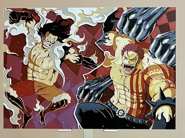 HueForge model: One Piece Luffy vs Katakuri Hueforge by FantasyZ