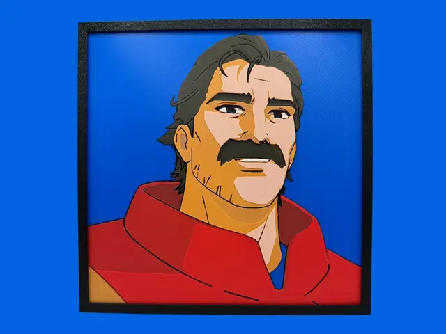 HueForge model: Phenomaman - Dispatch by Canadian Gamer