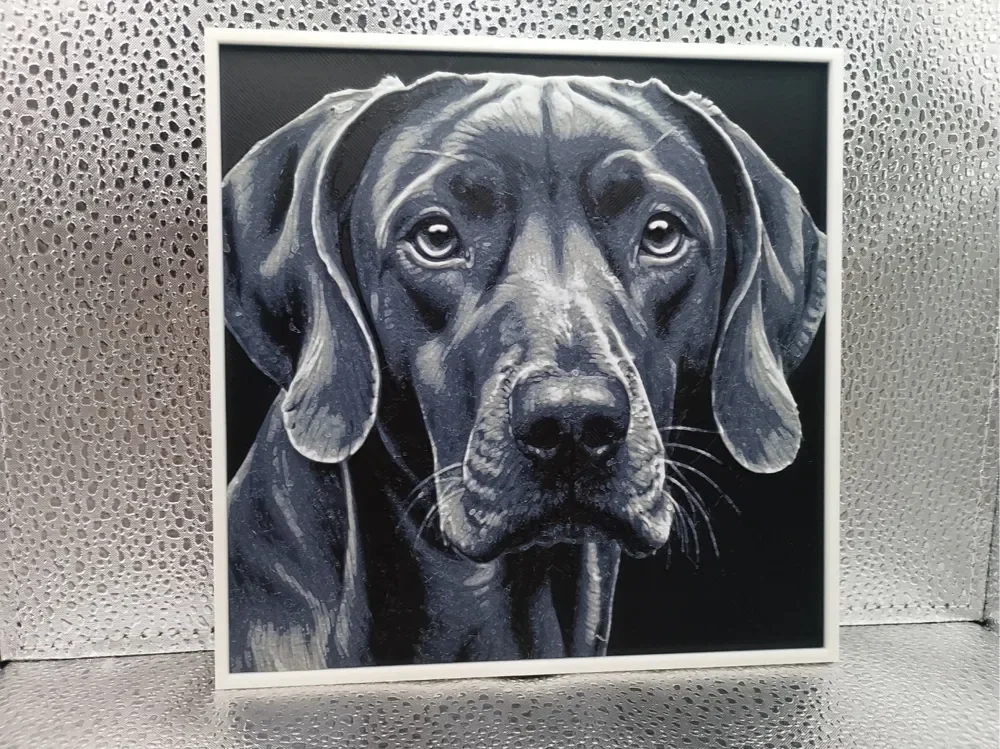 Weimaraner – Hueforge by Borishotch Industries HueForge model: Weimaraner – Hueforge by Borishotch Industries