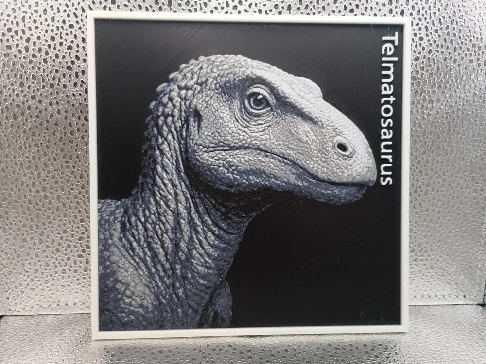 Telmatosaurus – Hueforge by Borishotch Industries HueForge model: Telmatosaurus – Hueforge by Borishotch Industries