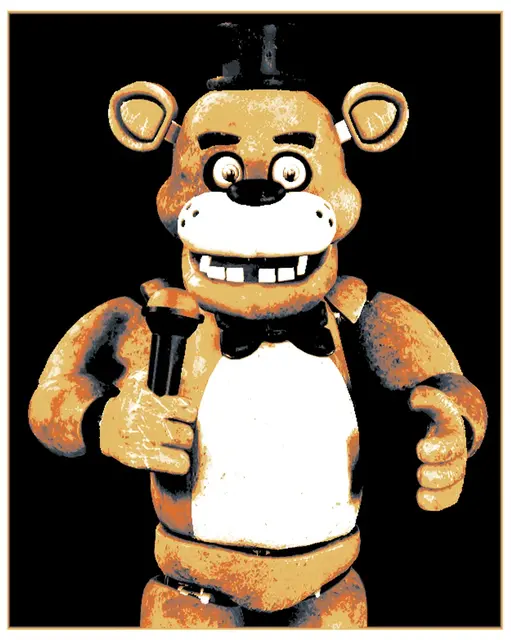 HueForge model: FNAF - Freddy Fazbear by Cloudy Nostalgia