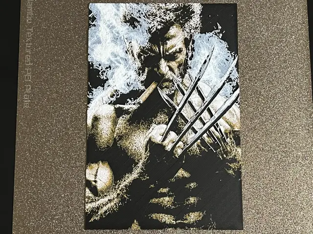 HueForge model: Logan Hugh Jackman Hueforge by FantasyZ