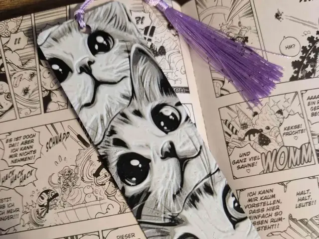 HueForge model: Cat Bookmark by Schuettdesign