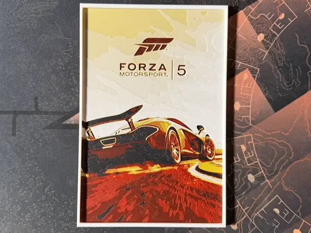 HueForge model: Forza Motorsport 5 (Light) - HueForge Game by ZorPrime7