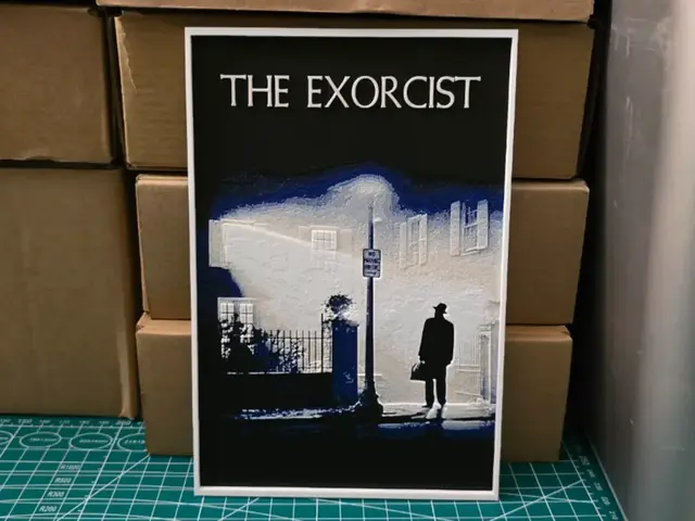 HueForge model: The Exorcist Movie Poster - Hueforge Art by Lumpy3D