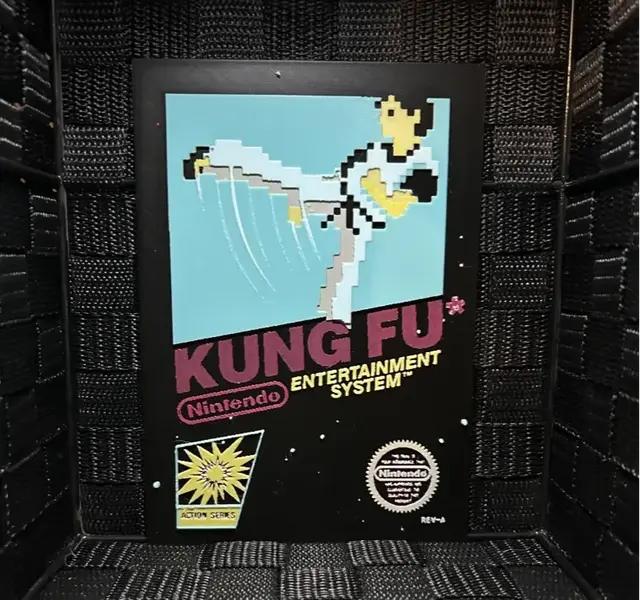 HueForge model: Hueforge Game Post – Kung Fu – by JoDau