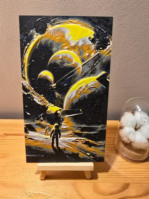 HueForge model: Exploration of a new planet hueforge by Kactus Fpv