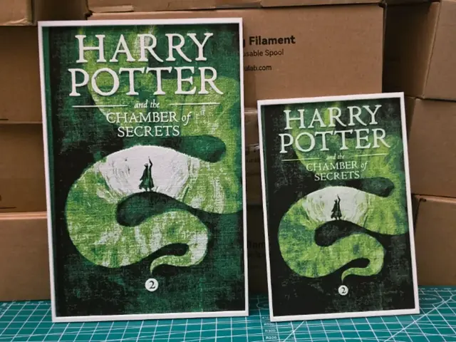 HueForge model: Harry Potter and the Chamber of Secrets Poster by Lumpy3D