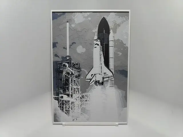 HueForge model: Space Shuttle Discovery - Hueforge by BeaN