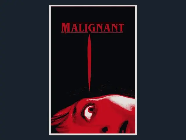 HueForge model: Malignant (Movie Poster - HueForge) by HugheCraft