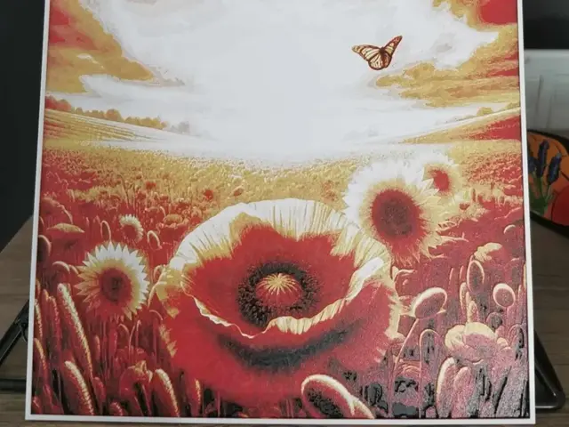 HueForge model: Coquelicots-Popies by Cré'Art 3D