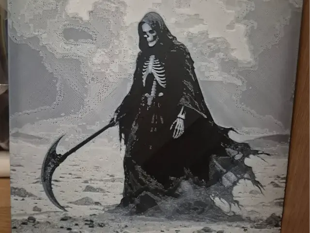 HueForge model: reaper walking hueforge by Buntsta