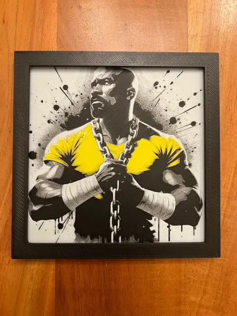 HueForge model: Luke Cage by JustBe 3D Printing