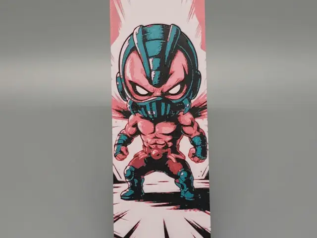 HueForge model: "Bookmark" Inspired by DC Comics Bane by BLUSH Designs