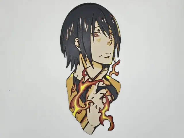 HueForge model: Benimaru Fire Force by Kactus Fpv