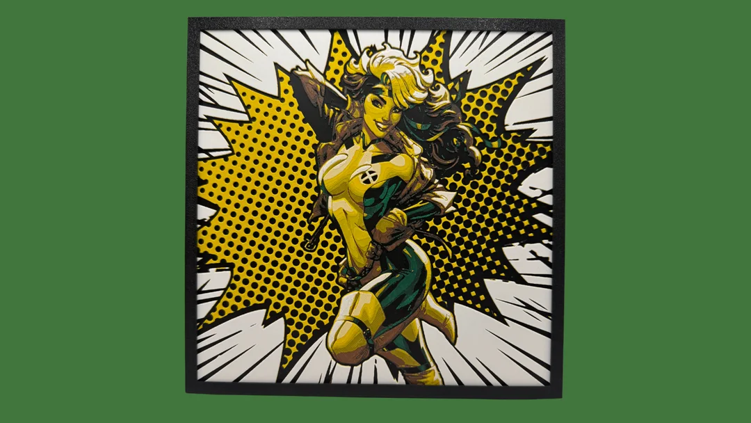 Rogue - Marvel Hueforge by Canadian Gamer HueForge model: Rogue - Marvel Hueforge by Canadian Gamer