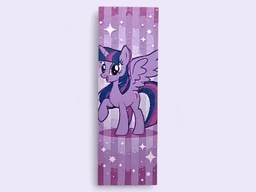 HueForge model: Twilight Sparkle MLP 50mm x 150mm Bookmark by MythicHue's