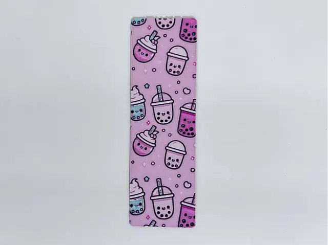 HueForge model: Bookmark - Boba Tea Collage by 3djd