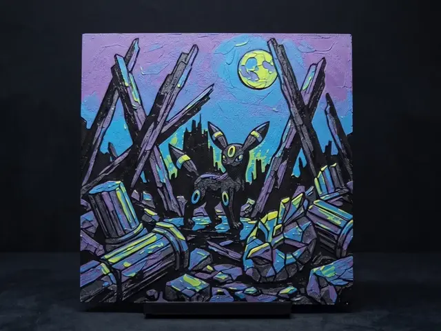 HueForge model: Umbreon Impasto - Hueforge by LED