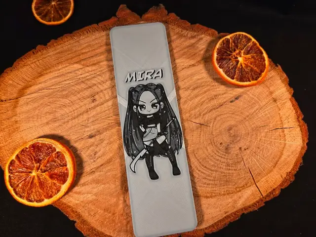 HueForge model: Mira K-pop demon hunters bookmark by EternalDesigns3D