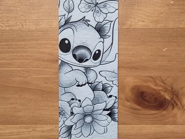 HueForge model: stitch bookmark by Morganja